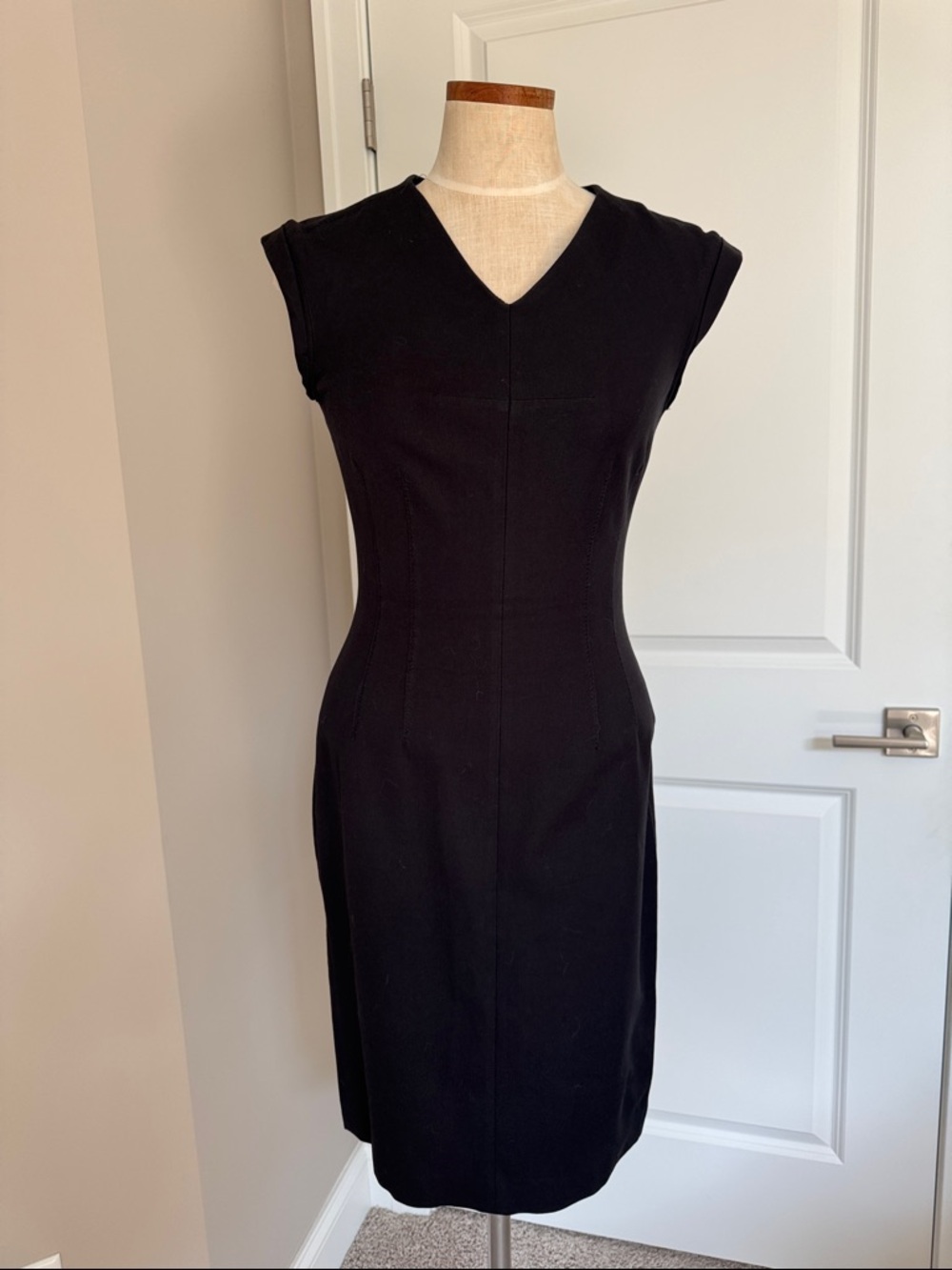 Banana Republic black fitted dress